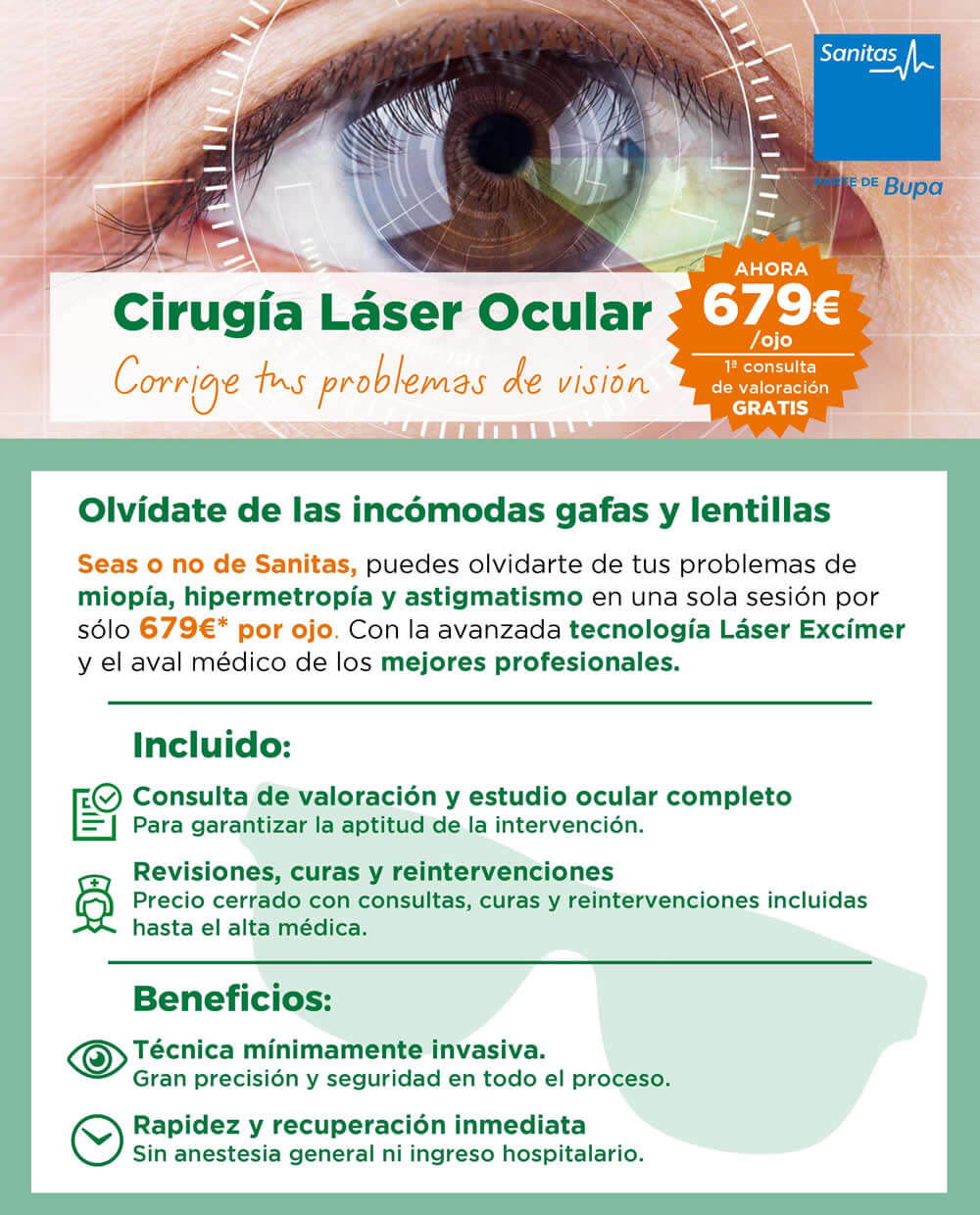 Cirugía ocular laser