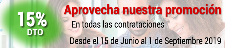 Promocion Verano 15& desceunto